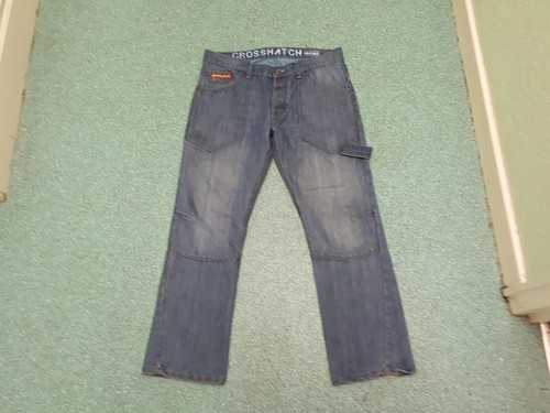 Faded Medium Blue Mens Jeans | eBay