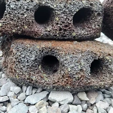 Lavarocks Aquarium Terrarium Pagoda Decoration Spawning Tunnel Fishtank Decor 