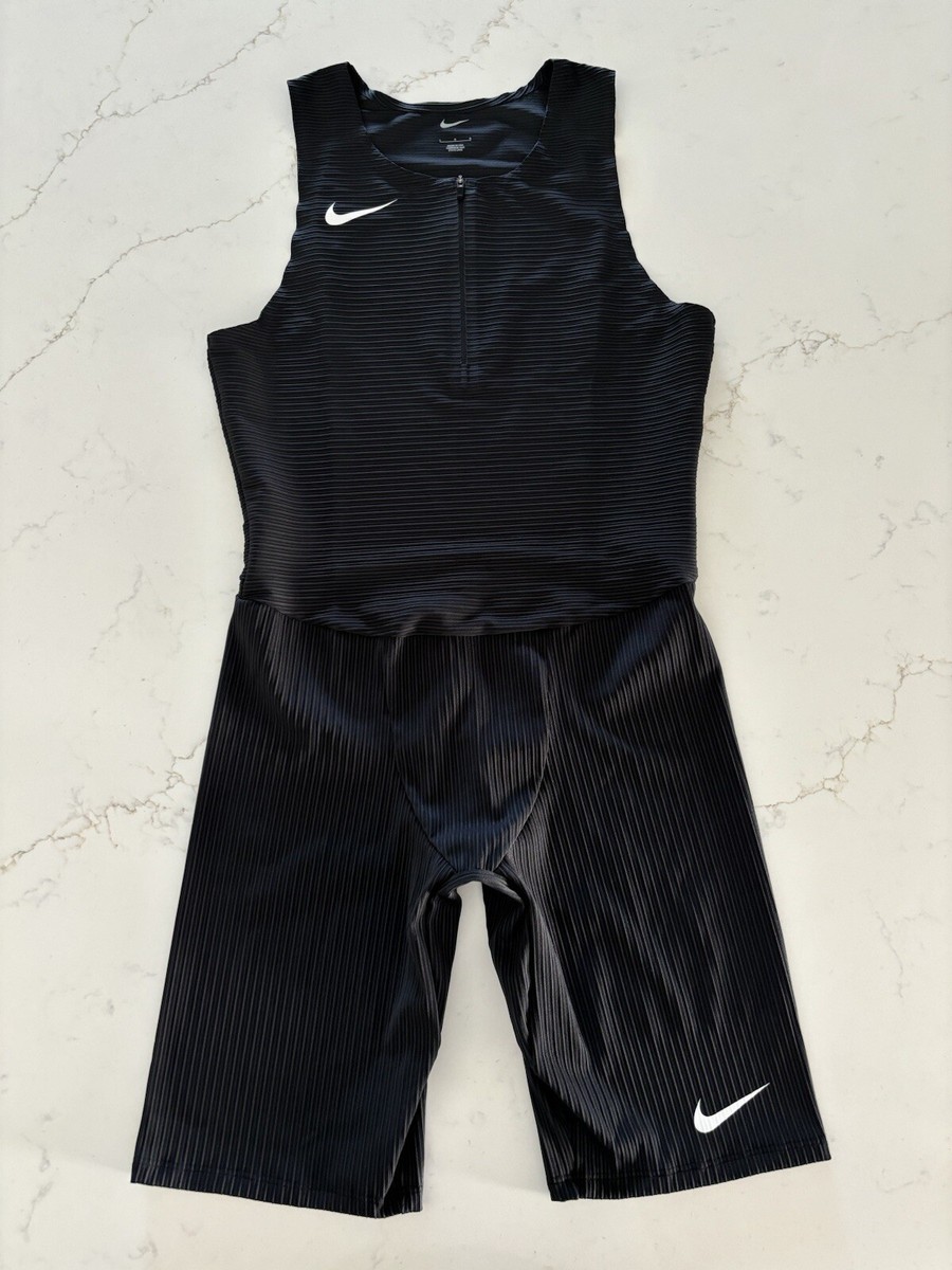 Nike Pro Elite Team Track & Field Black Speedsuit USA MADE Nike Pro Elite Team Track & Field Black Speedsuit USA MADE
