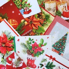 Decoupage Paper Napkins Mystery Surprise Pack - LOT of 30 Christmas Napkins