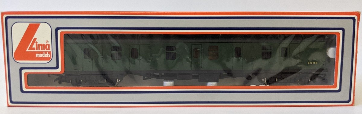 Vintage LIMA Italy HO Train 305348W BR Gangwayed Full Brake