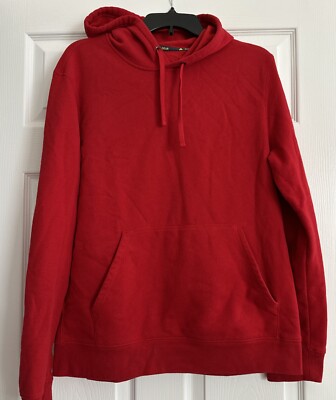 Men's Tek Gear Fleece Performance Pullover Hoodie Size M