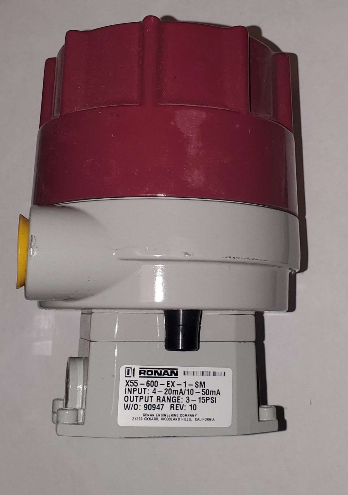 I/P Transducer RONAN X55-600-EX-1-SM                               loc N5/+gar
