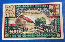 BITTERFELD NOTGELD 50 PFENNIG 1921 EMERGENCY MONEY GERMANY BANKNOTE [🇩🇪35098]
