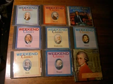 WEEKEND CLASSICS CLASSICAL MUSIC CD BUNDLE X10