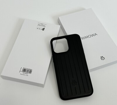 RIMOWA iPhone 15 Pro ケース マットブラック 美品 Rimowa iphone case compatible for iPhone 15 ProMax ⭐️U.S