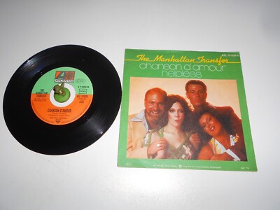 The Manhattan Transfer - Chanson DÁmour  (1976) Vinyl 7` inch Single Vg +++
