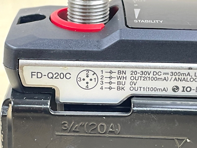 Keyence FD-Q20C Clamp On Flow Sensor, 1/2