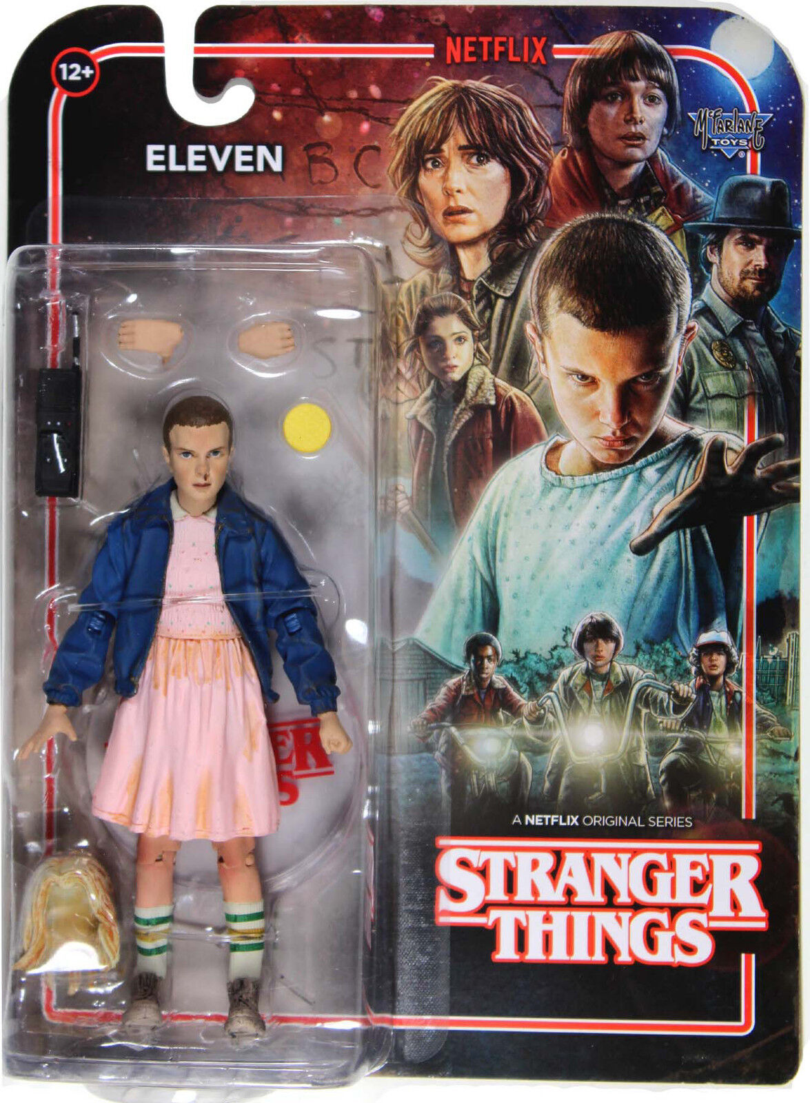 Stranger Things Void Series Eleven Action Figure Set with Cassette Bundle 