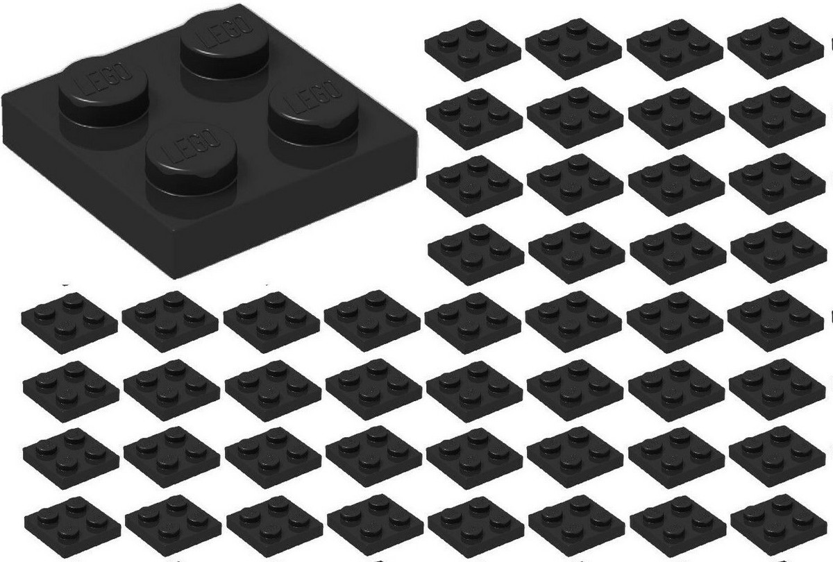 Lego Light Bluish Gray 2x2 Plates 3022 for sale online | eBay