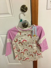 BRAND NEW GIRL'S SIZE 7-8 CAT JACK 3/4 LENGTH SLEEVE TOP