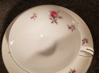 Vintage Rose Chintz Pink Roses Tea Cup & Saucer by Meito Japan | eBay