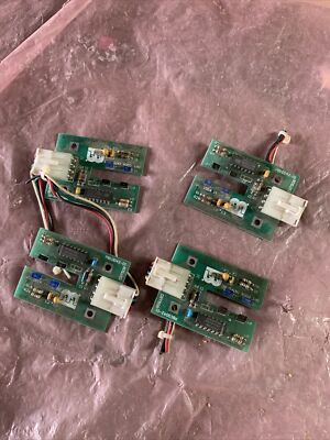 Untested Old Vintage Lot 4 Merit Coin Sensors ? MegatoUch Pcb Board C58a