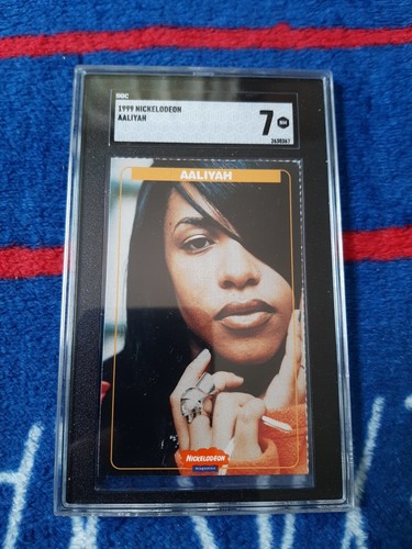Aaliyah SGC 7 1999 NICKELODEON Magazine Kids Choice Awards card - Picture 1 of 2