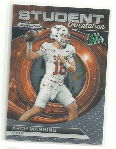 2024 Panini Prizm Draft Picks Arch Manning Student Orientation Rated Prospect