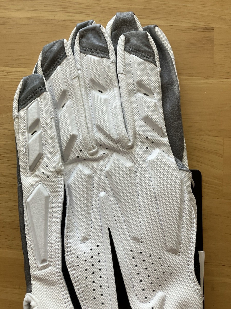 Nike D-Tack 6.0 Lineman NFL Football Gloves White/Black PGF946-184