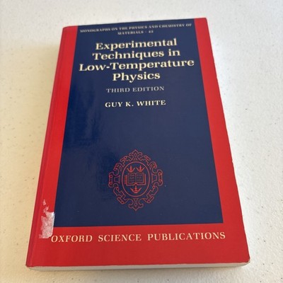 Monographs on the Physics and Chemistry of Materials Ser.: Experimental...