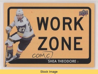2021-22 Upper Deck Series 1 Work Zone Shea Theodore #WZ-45 READ t4m