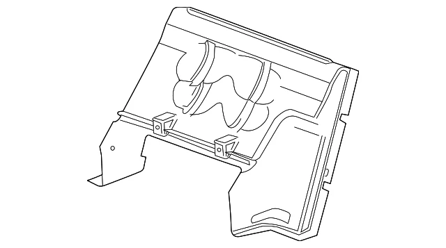 Deflector de aire radiador genuino GM 10305278 Foto 3 de 4