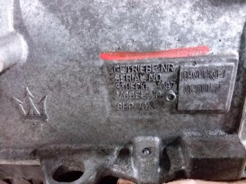 MASERATI QUATTROPO 2014 3.0L AWD TRANSMISSION 852452 ID # 1087020067