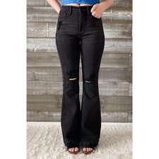 Judy Blue Tummy Control Modern Flare Jeans
