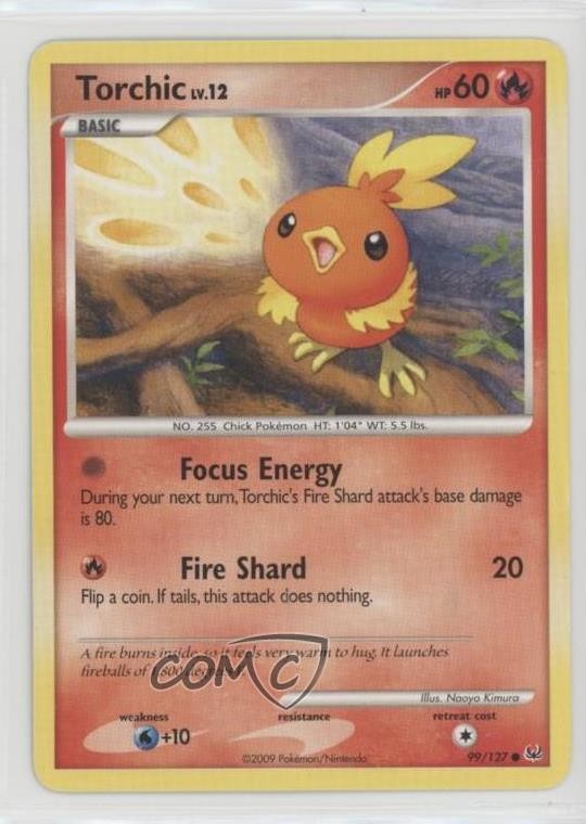 Torchic Pokémon Platinum #99 2009