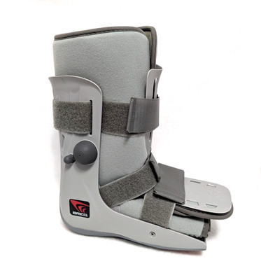 Breg Full Shell Mid Calf Medical Inflatable Walking Boot Size M Ankle Injury