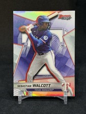 2025 Bowman's Best Sebastian Walcott #TP-25 Top Prospects Refractor Rangers