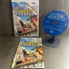 SimCity Creator For Nintendo Wii With Manual & Case - EA Games Complete Set