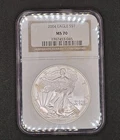 2004 1oz .999 Silver Eagle | NGC MS70 #045