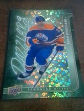 24 /25 Upper Deck Evan Bouchard Green Dazzlers Insert Edmonton Oilers