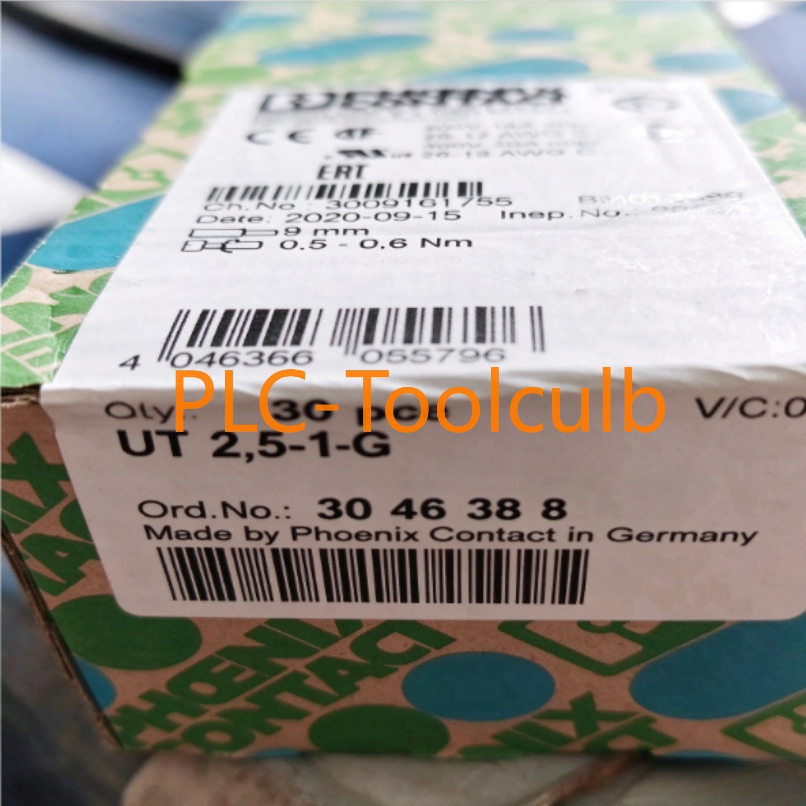50PCS/box NEW Phoenix 3046388 Contact Disconnection Terminal Block UT 2,5-TG