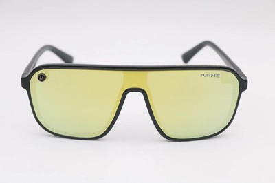   Blenders Meister X2 Prime 21 Polarized Sunglasses Black/Gold Mirrored Shield