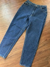 Vintage LEE RIDERS DENIM JEANS Women's Size 16m Union Made Work Jeans