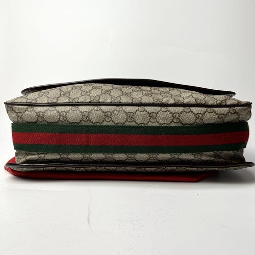 Gucci GG Pattern Messenger Bag Large Capacity A4 Size Used Excellent - Picture 7 of 10