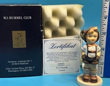 M.I. Hummel Figurine For Keeps Hum 630 Goebel Germany Club Edition with Box COA