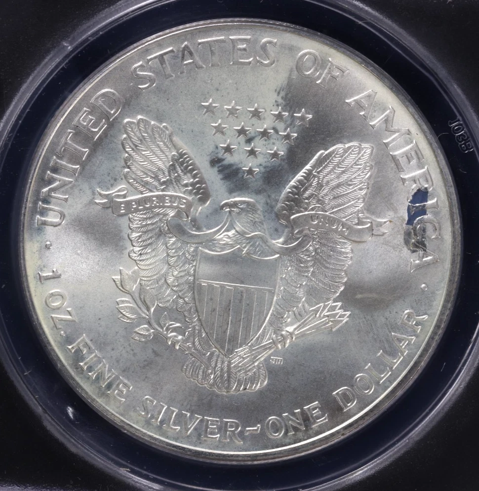 アメリカンイーグル　シルバー American Eagle MS 63 Graded Silver Bullion Coins for sale | eBay