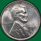 1943-D Lincoln Wheat Steel Cent Brilliant Uncirculated BU Coin #33240