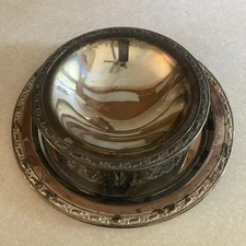 Oneida Silverplate Plate And Bowl