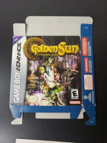 Notice Du Jeu Golden Sun L'Âge Perdu Pour Game Boy Advance - Version Anglaise, état Bon