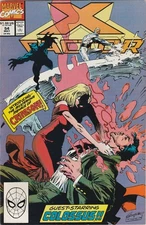 X-Factor #54 Marvel Comics 1990 Direct Edition F+ Sleeve & Board