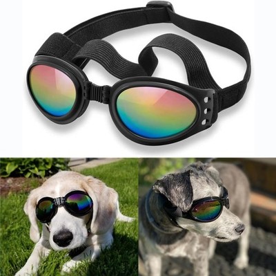 Dog Sunglasses Dog Goggles for Medium Large Breed Dogs, Wind Dust Fog Protection
