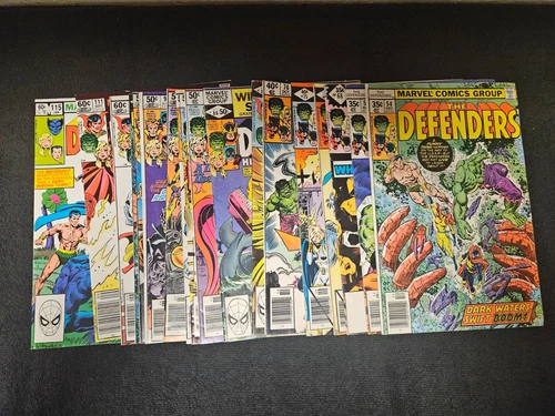 1977 MARVEL COMICS THE DEFENDERS LOT OF 18 (#54-115) MID-GRADE VINTAGE HULK MCU