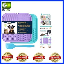 Textured Feeding Lick Mats for Dogs Cats Ideal for Treats Anxiety Relief