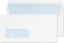 Purely Everyday DL 110 X 220 Mm 90 Gsm Window Self Seal Wallet Envelopes (13884)