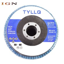 4-1/2" Flap Sanding Disc 40 Grit 4.5 Grinding Wheels for Angle Grinder