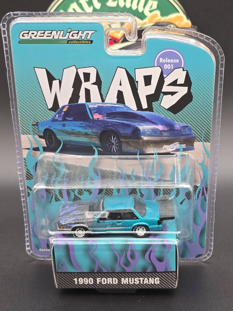 Turbo AWD GreenLight Collectibles 1990 Ford Mustang Fox Body WRAPS