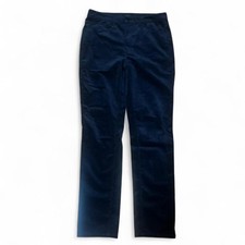 Talbots Women's Midnight Navy Corduroy Straight leg Trousers SZ 6