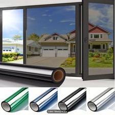 One Way Mirror Window Tint Film, 23.6"x197" Privacy Window Film Static Cling