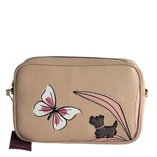 RADLEY Spring Meadow Stone Leather Small Zip Top Crossbody Bag - New - RRP £199